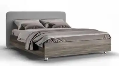 Мягкая кровать Bliss Ice, цвет Венге на высоких ножках с прямым изголовьем Askona фотография товара - 2 - превью
